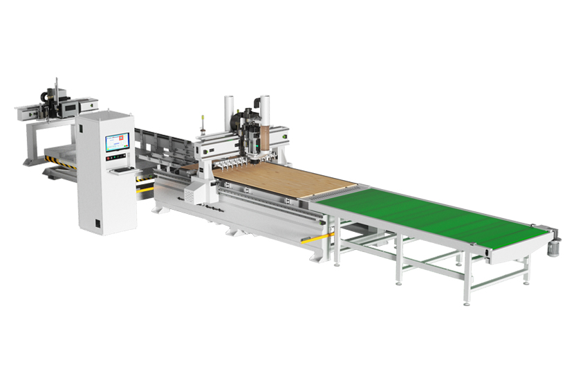 SKL-2813EL 数控贴标开料加工中心  
