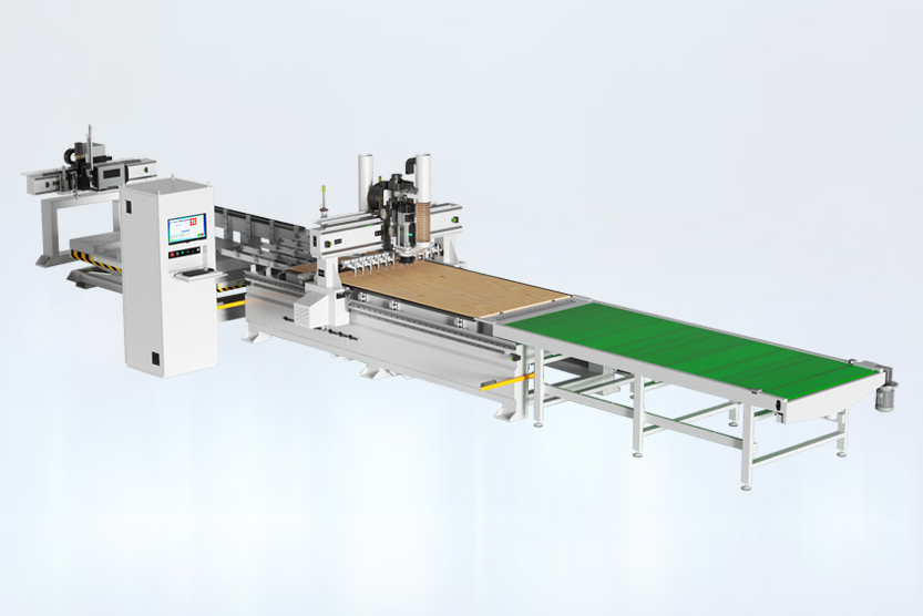 SKL-2813EL 数控贴标开料加工中心  