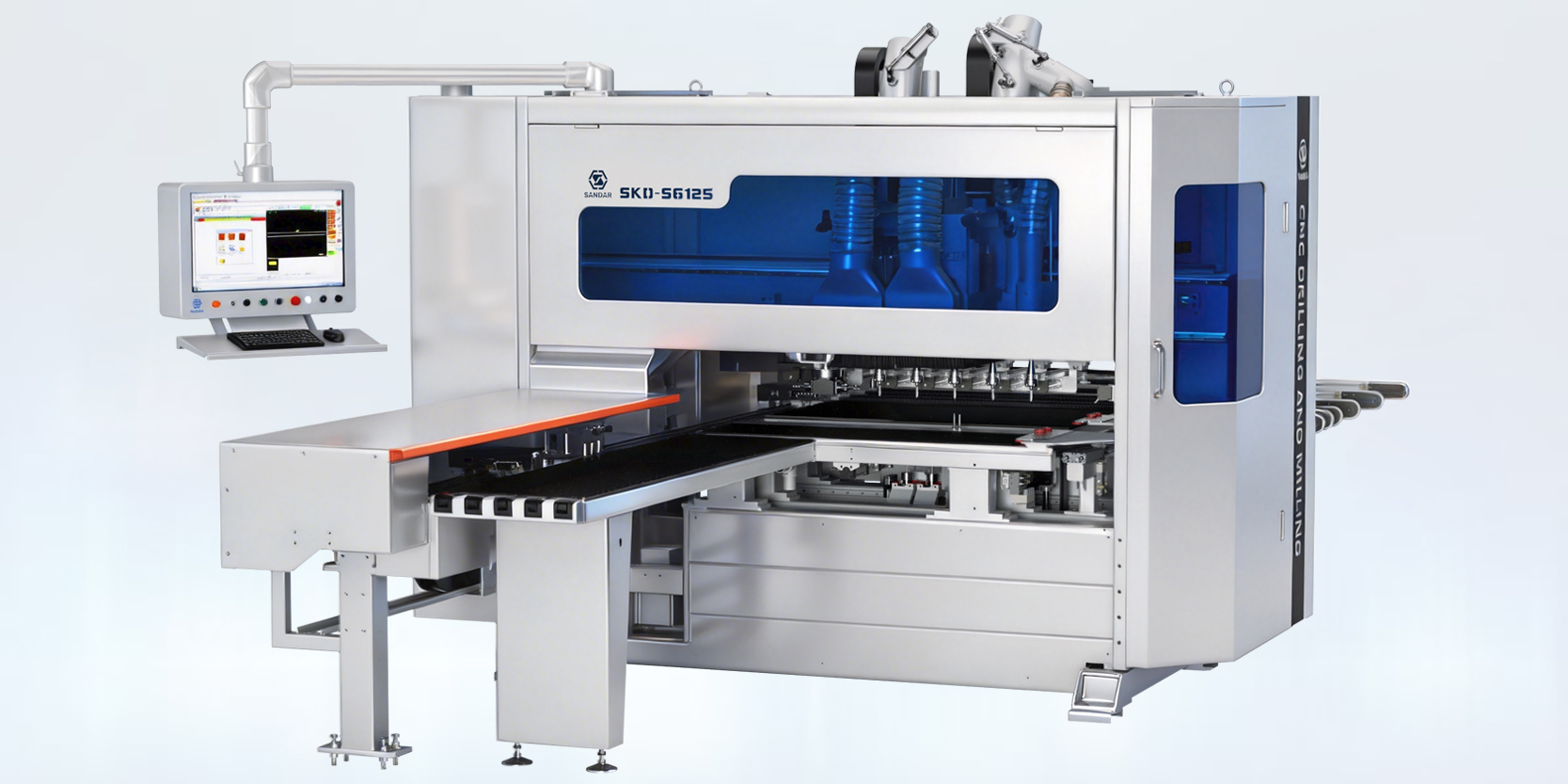 SKD-S6125LGE6 智能木工钻铣加工中心  