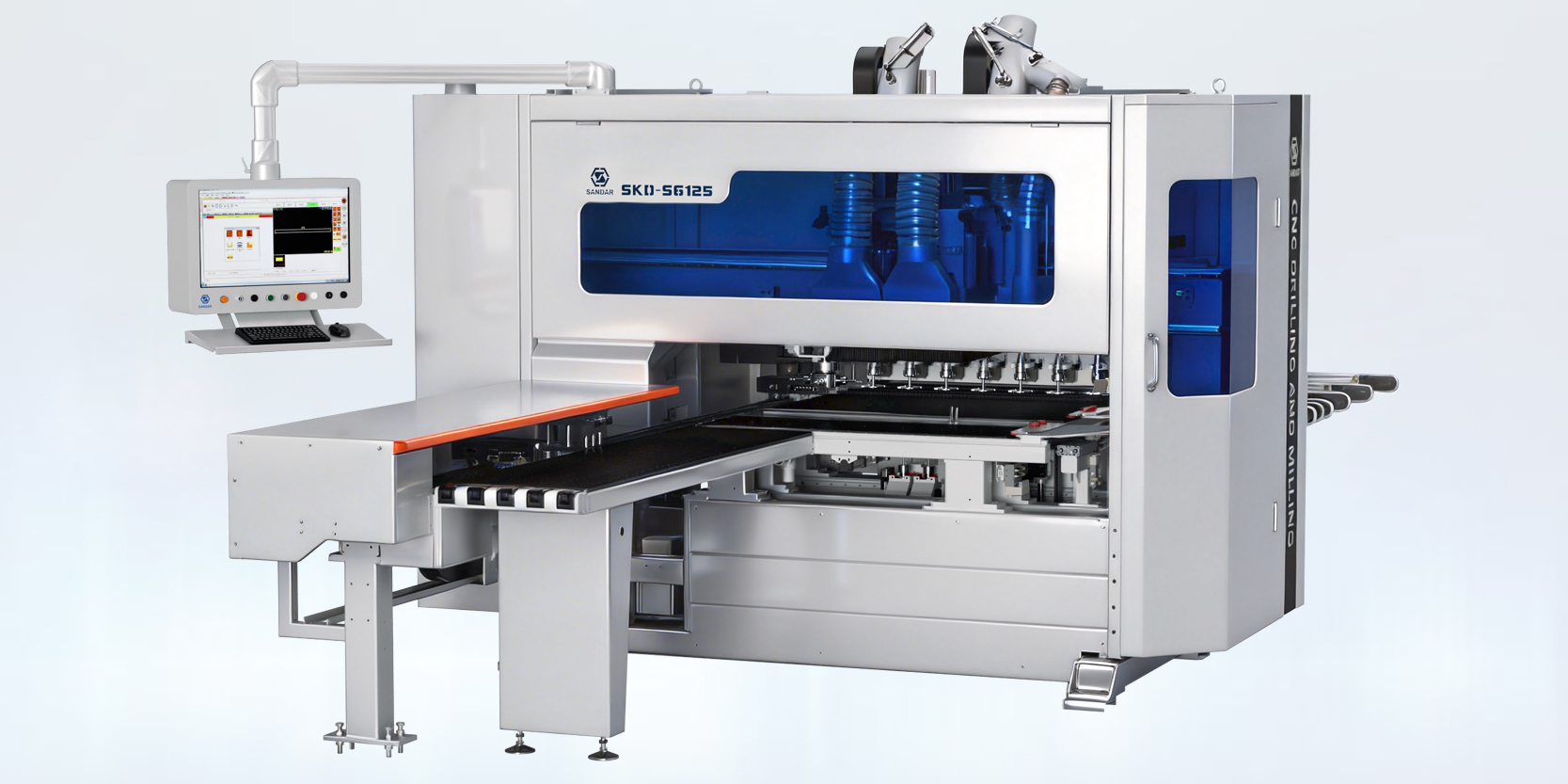 SKD-S6125LGE8 智能木工钻铣加工中心   