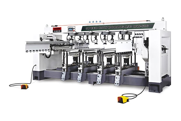 DW-606六排多轴木工钻床