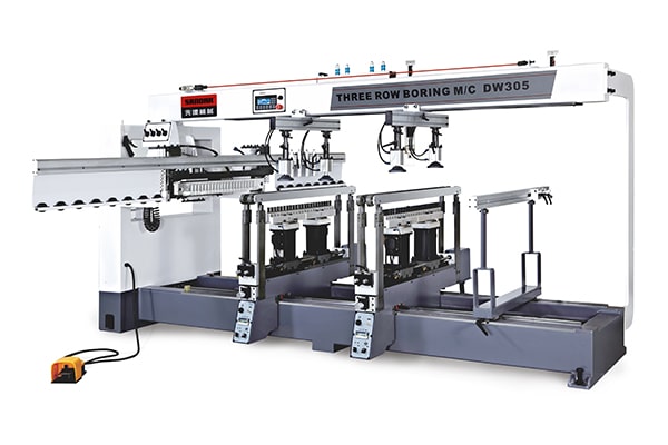 DW-305三排多轴木工钻床