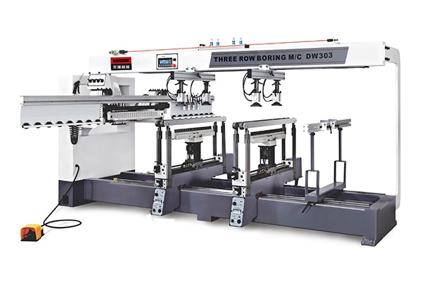 DW-303三排多轴木工钻床