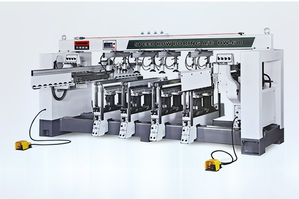 DW-610六排多轴木工钻床