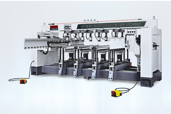 DW-606六排多轴木工钻床