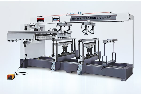 DW-303三排多轴木工钻床